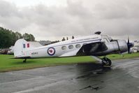 G-VROE @ EGSX - Avro 652A Anson T21 at North Weald, UK. - by Malcolm Clarke