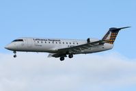 D-ACRM @ EGNT - Canadair CL-600-2B19 Regional Jet CRJ-200ER on approach to rwy 25 at Newcastle Airport, UK. - by Malcolm Clarke