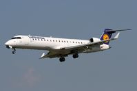 D-ACPP @ EGNT - Canadair CL-600-2C10 Regional Jet CRJ-701ER on approach to rwy 25 at Newcastle Airport, UK. - by Malcolm Clarke
