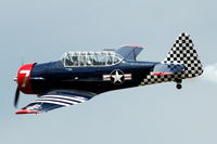 SE-BII @ ESSF - Harvard Check'Er Tail flight display over Hultsfred airfield, Sweden. - by Henk van Capelle