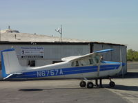 N6757A @ CCB - Fueled up, windows getting wiped off and being prepared for flight - by Helicopterfriend