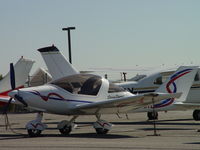 N666TL @ CCB - Tied down waiting it's turn at the shop at Cable - by Helicopterfriend