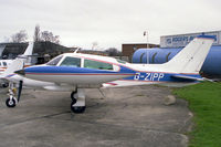 G-ZIPP @ EGTC - Cessna E310Q at Cranfield Airport, UK. Owned by Bank Farm Ltd. - by Malcolm Clarke