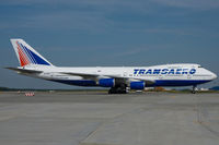 VP-BQE @ UUDD - Transaero Airlines