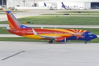 N383SW @ KSAT - taxying to its stand - by FBE