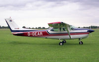 G-GEAR @ EGTC - Reims FR182 Skylane RG at Cranfield Airport, UK in 1988. - by Malcolm Clarke