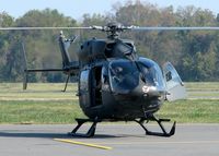 07-72010 @ DTN - UH-72A about to depart Downtown Shreveport and head back to Fort Polk, Louisiana. - by paulp