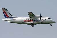 D-CIRB @ EGNT - Dornier 328-110 on approach to rwy 07 at Newcastle Airport, UK. - by Malcolm Clarke