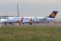 D-ACJH @ EGLL - 'Little Europe' lining up for take off on runway 27L. Operated by Lufthansa Cityline. - by Glyn Charles Jones