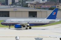 N820UA @ KSAT - departing northbound fron San Antonio IAP - by FBE