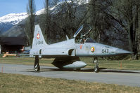 J-3043 @ LSMJ - The last Wiederholungskurs at Turtmann showed quite a lot F-5's wearing the ground personnel FPlAbt 3 badge. - by Joop de Groot