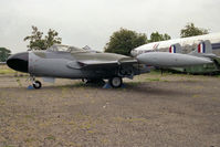 WX853 @ X2LC - De Havilland Venom NF3 (DH-112). At the Mosquito Aircraft Museum, Salisbury Hall, UK in 1990. - by Malcolm Clarke