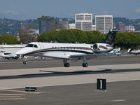 N702DR @ KSMO - N702DR arriving on RWY 21 - by Torsten Hoff