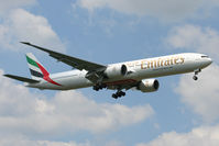 A6-ECN @ EGLL - Short final to 09L at Heathrow. - by MikeP