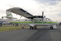 LN-BNH @ EGLF - De Havilland Canada DHC-6-300 Twin Otter at Farnborough International 1990 - by Malcolm Clarke