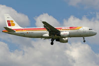 EC-HUJ @ EGLL - Short final to 09L at Heathrow. - by MikeP