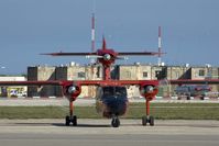 YJ-LGF @ LMML - Red Trislander - by airphoto
