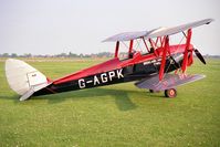 G-AGPK @ EGTC - De Havilland DH-82A Tiger Moth II at Cranfield Airport, UK. - by Malcolm Clarke