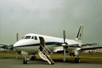 N834H @ RDG - Gulfstream I on display at the 1977 Reading Airshow. - by Peter Nicholson