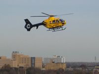 N381PH @ 96IN - Landing at VA Medical Center in Indianapolis.