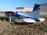 N74CF @ TDZ - At the EAA breakfast fly-in - Toledo, Ohio. - by Bob Simmermon