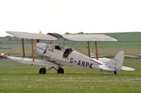 G-ANPK @ EGSU - De Havilland DH-82A Tiger Moth II.  At Duxford's Classic Jet and Fighter Display 1996. - by Malcolm Clarke