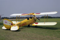 G-ANZU @ X2BD - De Havilland DH-82A Tiger Moth II. At Badminton Air Day in 1990. - by Malcolm Clarke