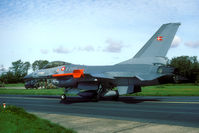 E-200 @ EKYT - During the Tactical Fighter Weaponry the press tour was allowed to move freely in the shelterarea during the air operations. The safety officer did not seem te be all that enthusiastic, but the press officer was in charge than... - by Joop de Groot