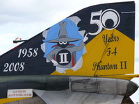 7487 @ EGVA - McDonnell Douglas F-4E Phantom 7487 Hellenic Air Force 50 Years F-4 Phantom II 1958-2008 tail