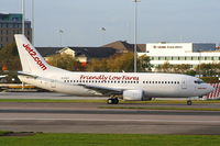 G-CGET @ EGCC - Jet2 Boeing 737-33A, Previous ID: OO-LTU, G-TOYE - by Chris Hall