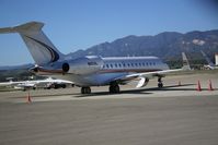 N421AL @ KSBA - Global Express at Atlanic in Santa Barbara, CA - by asrusch