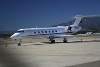 N813QS @ KSBA - Netjets G550 at Atlantic in Santa Barbara, CA - by asrusch