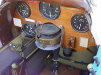 N523R @ CCB - Rear seat cockpit - by Helicopterfriend