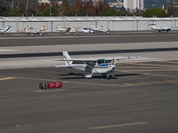 N5960R @ KSMO - N5960R exiting the runway - by Torsten Hoff