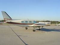 N7344L @ KFUL - Piper PA-31 - by Nick Taylor Photography