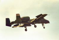 80-0228 @ MHZ - A flyby of one of the 510th Tactical Fighter Squadron/81st Tactical Fighter Wing's A-10A's at the 1988 Mildenhall Air Fete. - by Peter Nicholson