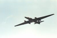 80-1081 @ MHZ - Fly-past by one of the TR-1A's at RAF Alconbury with the 96th Reconnaissance Squadron/17th Reconnaissance Wing as seen at the 1988 Mildenhall Air Fete. - by Peter Nicholson