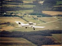 N9287T @ SAMMIT, DE - Flight formation with N2422F and N9287T over Summit Airport, 7:00 am 1992. - by Eduardo Mayo