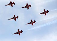 UNKNOWN @ EDDH - Patrouille Swiss at Hamburg sky - by Holger Zengler