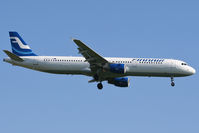 OH-LZE @ EGLL - Short final to 09L at Heathrow. - by MikeP