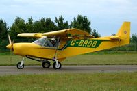 G-BRDB @ EGBP - Zenair CH.701 STOL [PFA 187-11412] Kemble~G 11/07/2004. Seen departing. - by Ray Barber