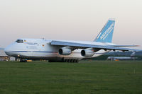 UR-82072 @ EGNX - Rolling down Runway 09. - by MikeP
