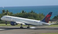 N674DL @ TNCM - Landing at tncm