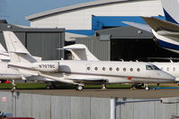 N707BC @ EGGW - American Galaxy G200 at Luton - by Terry Fletcher