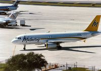 N304ML @ TPA - Midway Airlines A320 arriving at Tampa in November 1995. - by Peter Nicholson