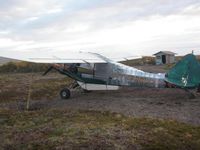 N9368D - Aircraft repaired after Bear Attack on remote field In Alaska - by Owner