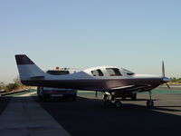N254RW @ CCB - Parked on southwest side of Cable - by Helicopterfriend