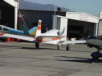 N5486Q @ CCB - Taxiing to Foothill Aircraft Sales and Service bay - by Helicopterfriend