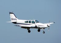 N95FB @ SHV - Landing on 23 at the Shreveport Regional airport. - by paulp
