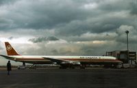 CF-TJV @ LHR - DC-8-61 of Air Canada parked at Heathrow in March 1974. - by Peter Nicholson